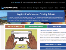 Tablet Screenshot of kryptronic.com